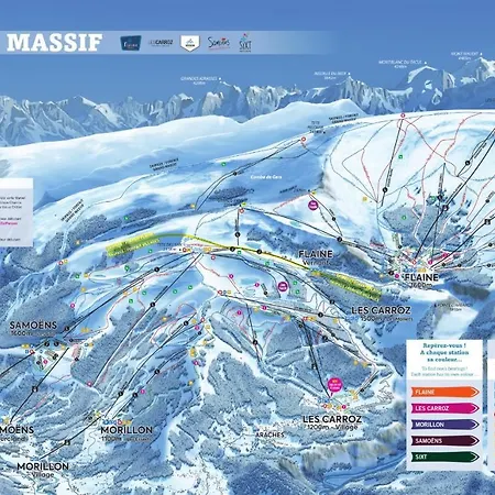 Vue Panoramique Sur Les Montagnes Plein Sud - T2 Skis Aux Pieds, Piscine & Spa Flaine Exterior photo