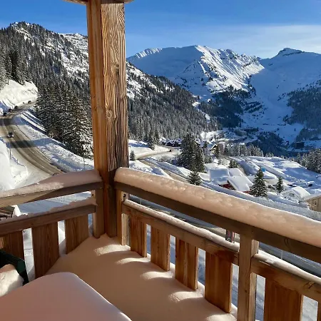 Vue Panoramique Sur Les Montagnes Plein Sud - T2 Skis Aux Pieds, Piscine & Spa Flaine Exterior photo