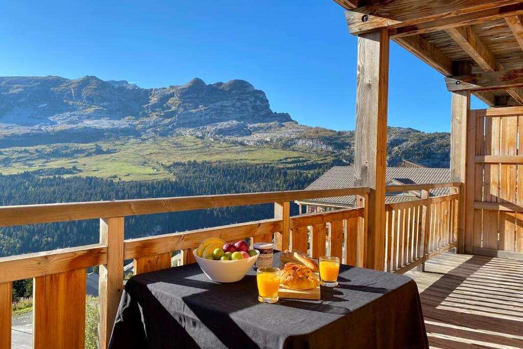 Vue Panoramique Sur Les Montagnes Plein Sud - T2 Skis Aux Pieds, Piscine & Apartment