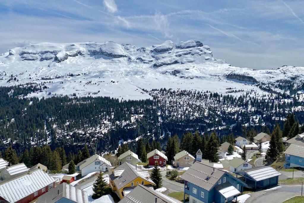 Vue Panoramique Sur Les Montagnes Plein Sud - T2 Skis Aux Pieds, Piscine & Apartment Flaine
