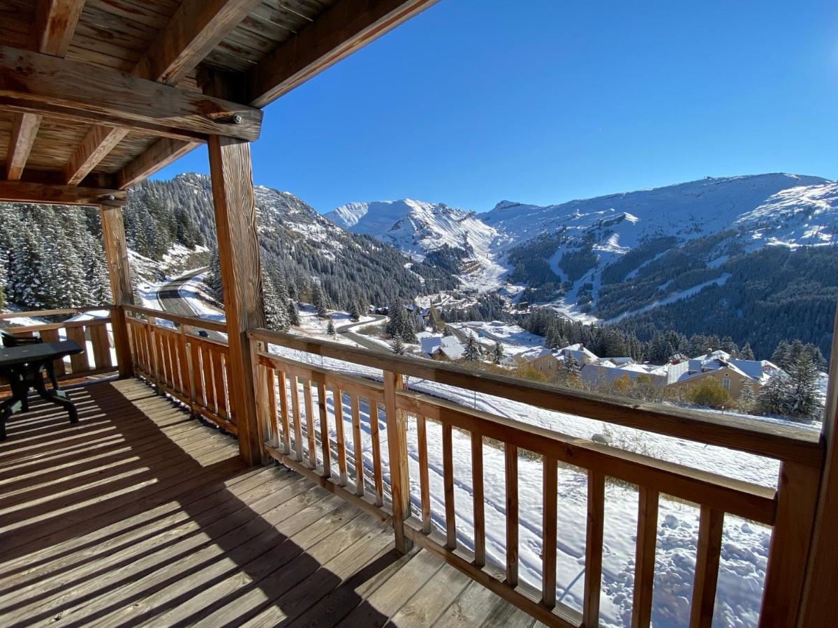 Vue Panoramique Sur Les Montagnes Plein Sud - T2 Skis Aux Pieds, Piscine & Apartment Flaine