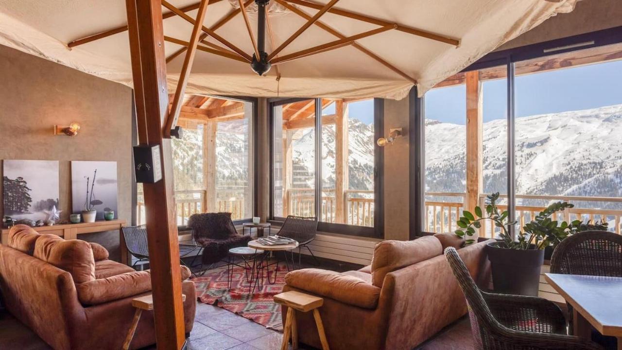 Vue Panoramique Sur Les Montagnes Plein Sud - T2 Skis Aux Pieds, Piscine & Apartment *