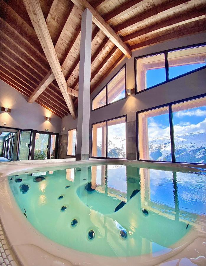Vue Panoramique Sur Les Montagnes Plein Sud - T2 Skis Aux Pieds, Piscine & Apartment Flaine